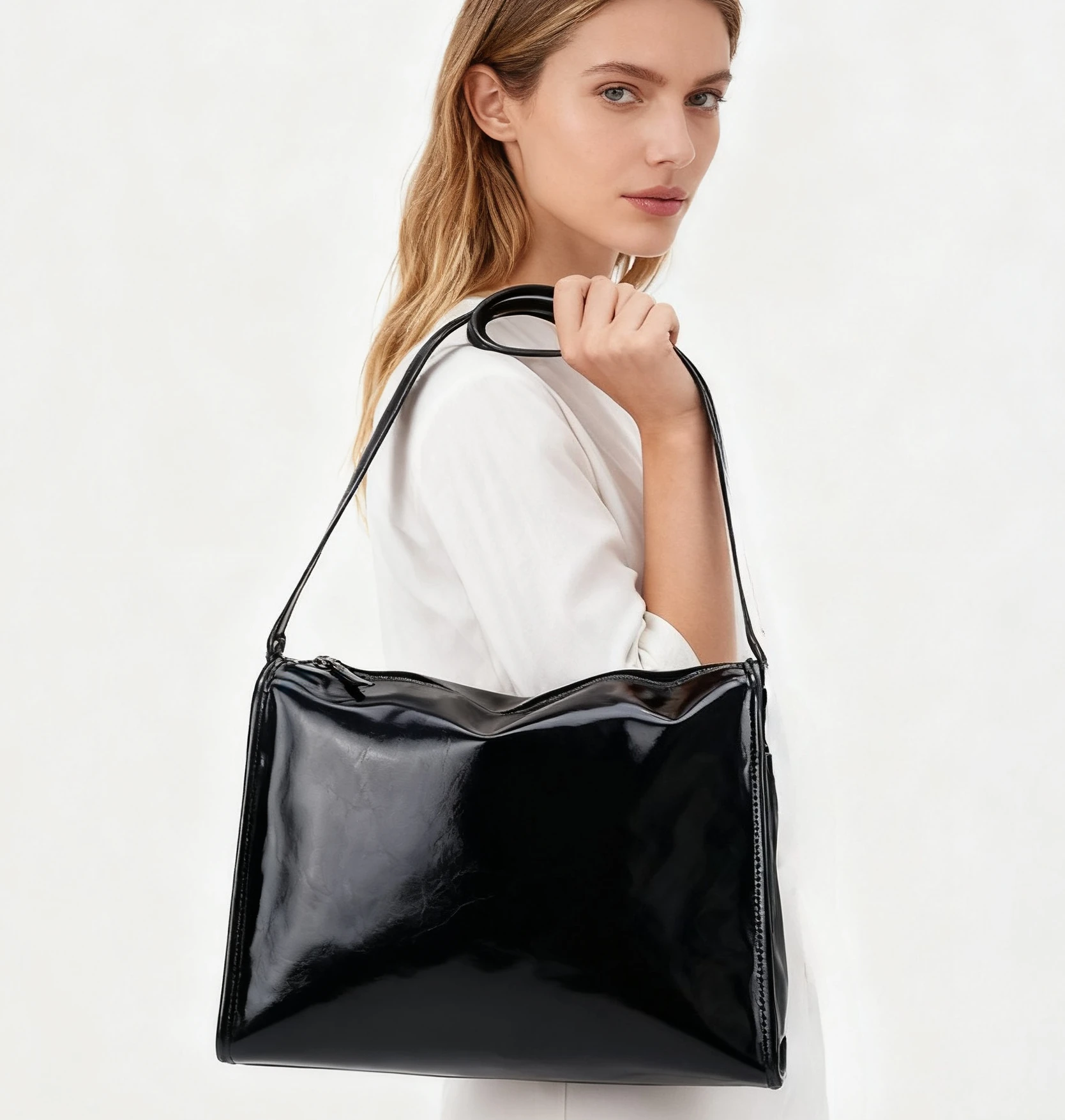 

Boston handbag trolley bag 2025 autumn and winter new trend fashion retro single shoulder crossbody bag for women