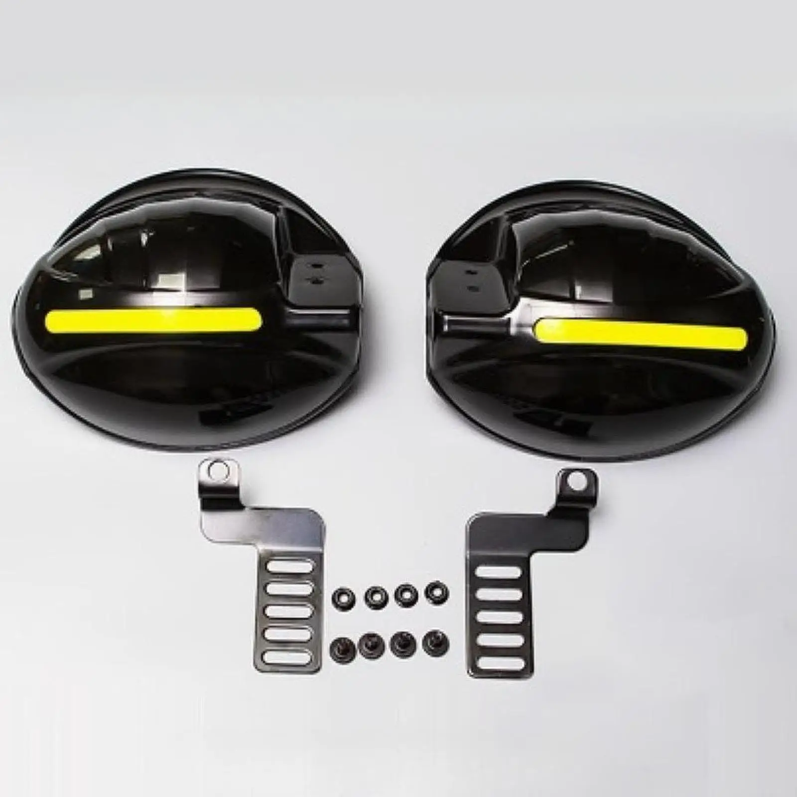 Motorcycle Hands Guards Black PP Material Windproof Accessories Shield for 22mm Handlebar Ride