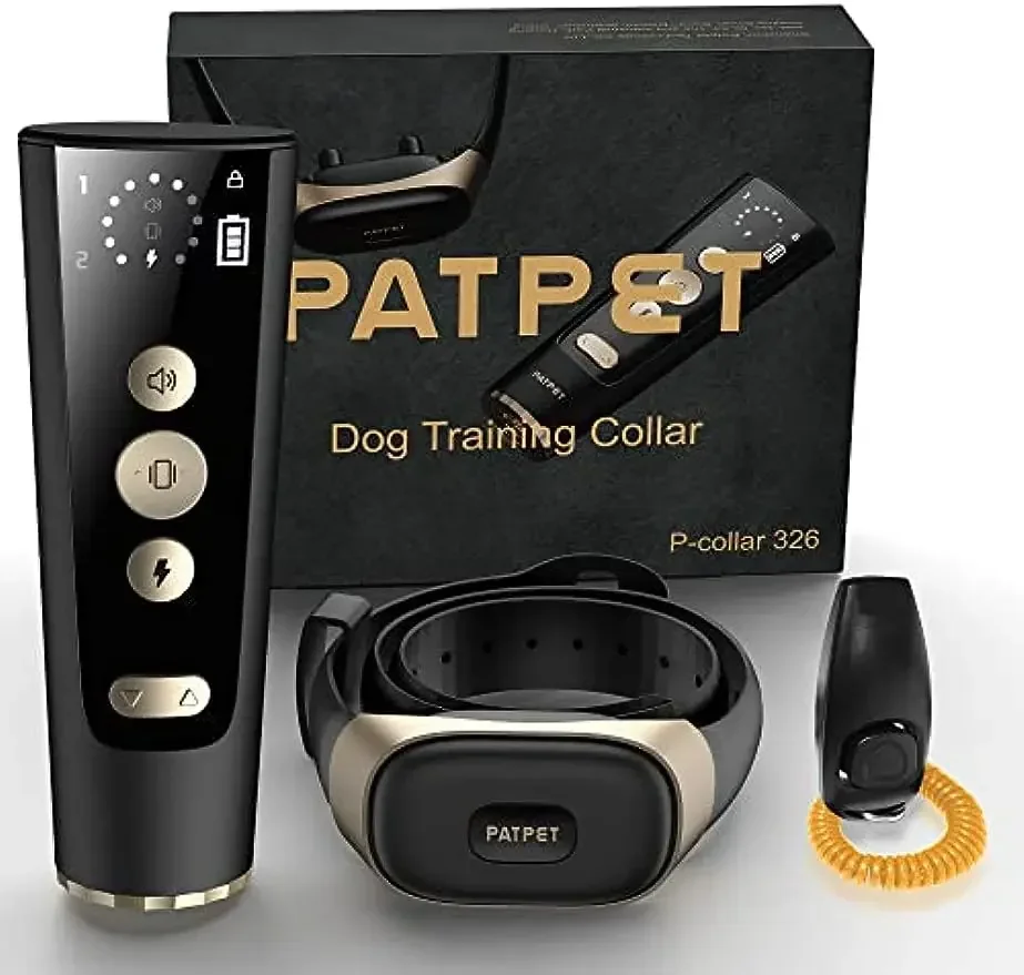 

Dog Shock Collar for Large Dogs 2000FT Training Collar with Remote Include Rechargeable Waterproof Beep Vibration Shock Collar