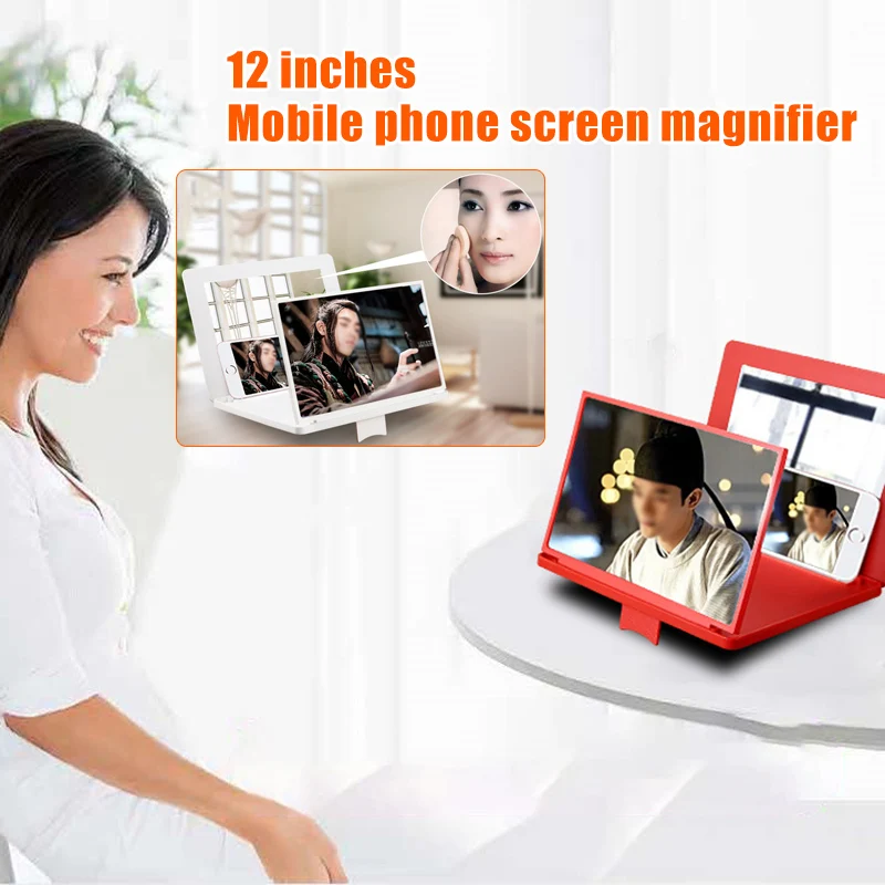 3d Screen Amplifier Mobile Phone Screen Video Magnifier With Mirror High Definition Amplifier For Movie Amplifying Projector