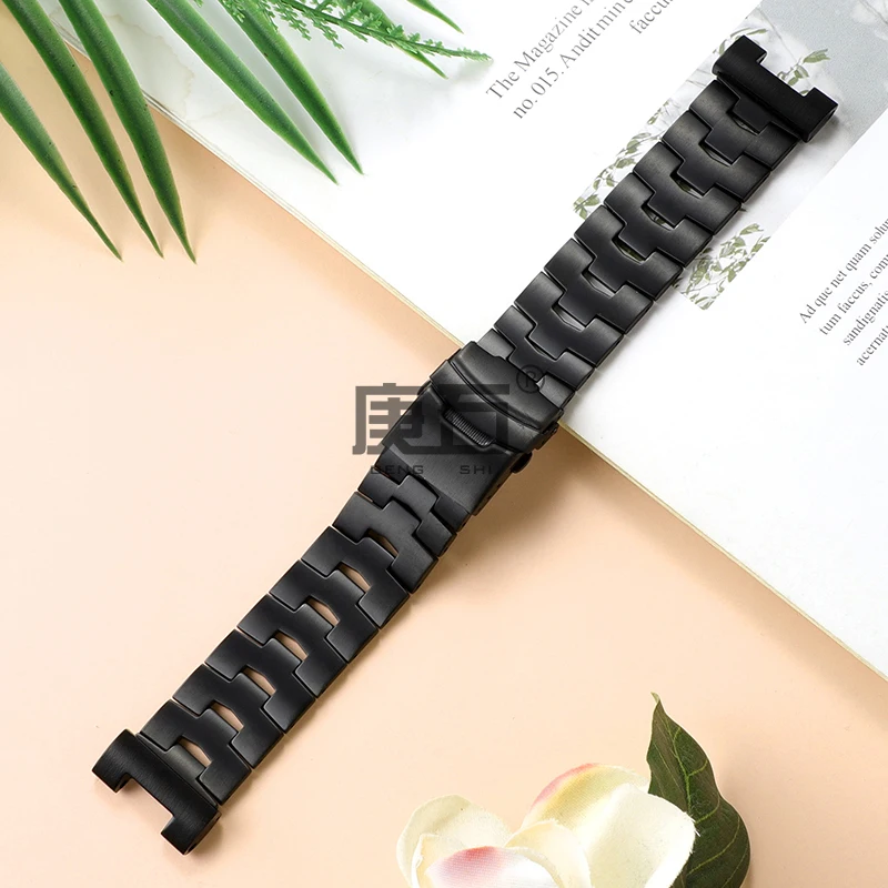 Stainless steel and Titanium  watch band Strap For Casio GW-9500 GW 9500