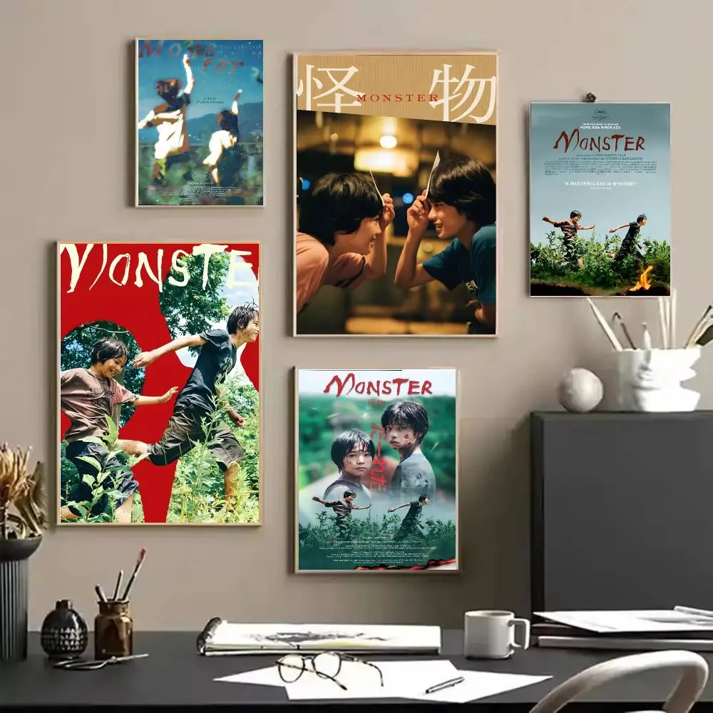 Movie M-Monster Poster HD Printing Wall Art Home Decor For Bedroom Drawing Room Office Idea Gift