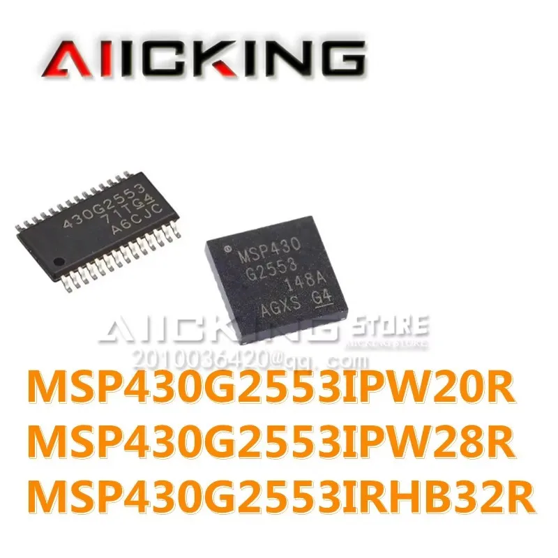 Chip IC Original de envío gratuito, en Stock, MSP430G2553IPW20R, MSP430G2553IRHB32R (5-50 piezas)