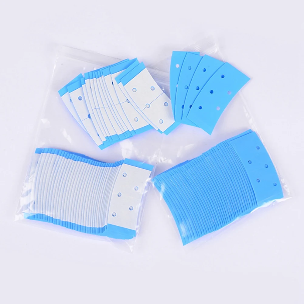 AT17 36-полосок двусторонняя клейкая лента с пятью маленькими дышащими отверстиями для парика, парика, части волос