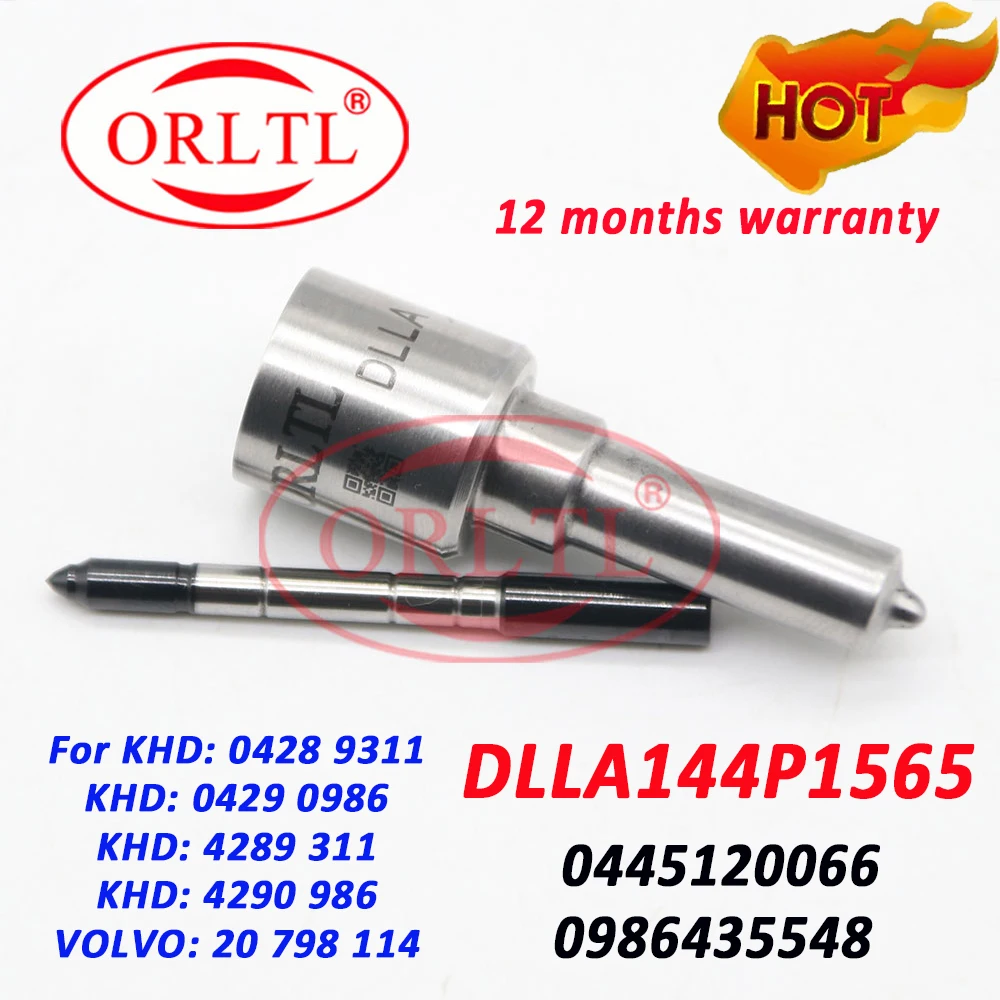 0445120066 ORLTL DLLA144P1565 Common Rail Injector Nozzle 0 433 171 964 DLLA144P1565 Fuel DLLA 144 P 1565 Auto 0 445 120 066