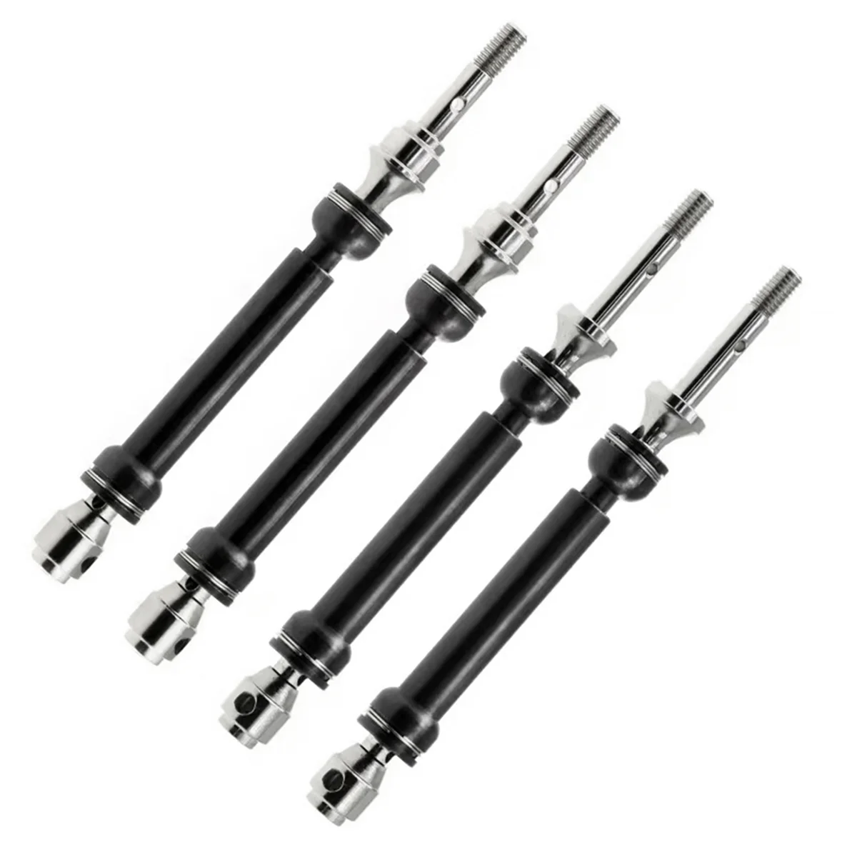 4Pcs Steel Front/Rear CVD Drive Shaft for RC Car Traxxas 1/10 Mini E-Revo Summit SLASH 4WD,R126