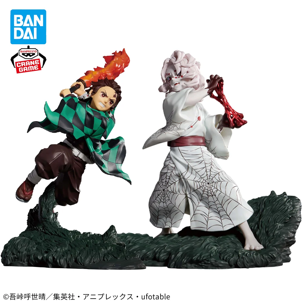 In Stock Original BANPRESTO Combination Battle Demon Slayer Tanjiro Kamado Rui Figure Anime Model Genuine Boxed Toy