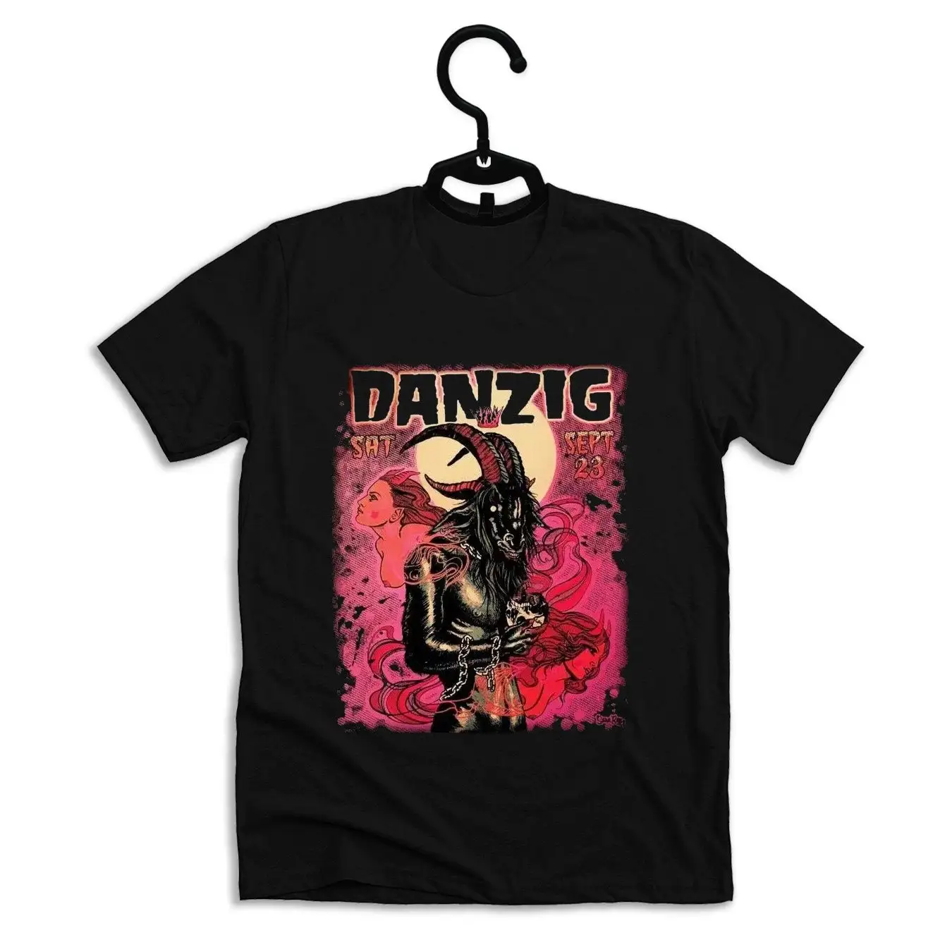 Vintage Danzig Memorabilia Black T Shirt