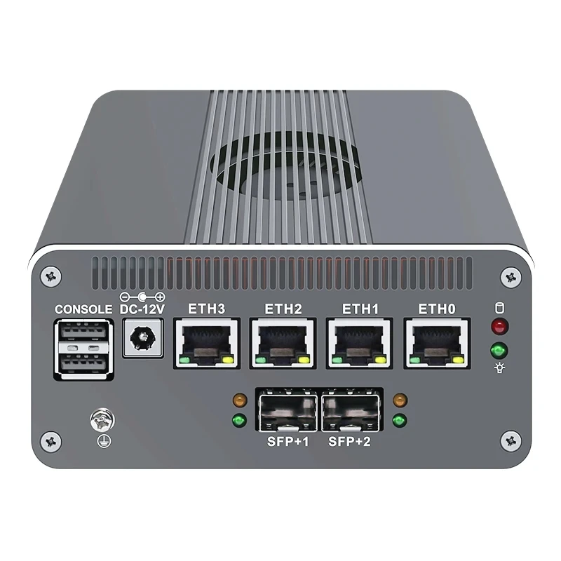 Topton Firewall Appliance 2*10G SFP+ Intel i3-N305 N200 N100 Mini PC Server Box 4x i226-V 2.5G RJ45 LAN DDR5 NVMe Proxmox ESXi