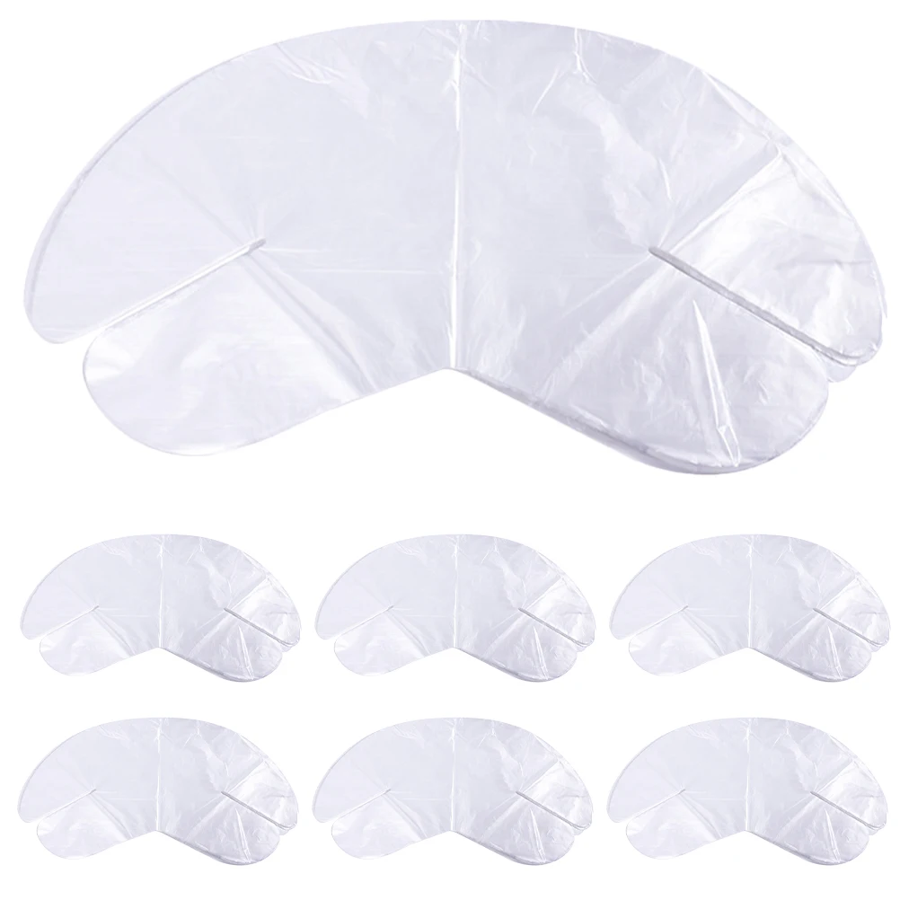 

200pcs Disposable Neck Mask Sheets Moisturizing Skin Care Patch Plastic Transparent Firming Reduces Wrinkles Weather