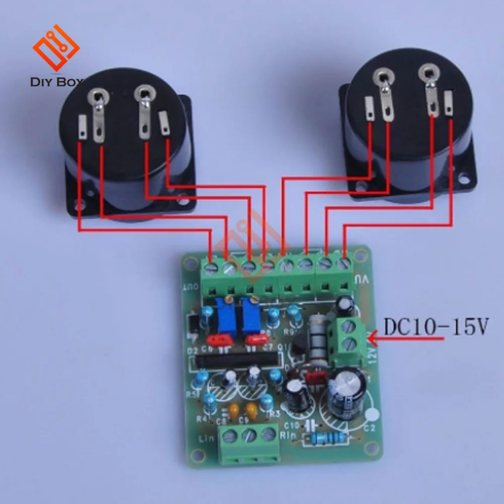 DC 12V VU Meter Drive Board Power Amplifier Front And Rear Power Meter Level Drive Module