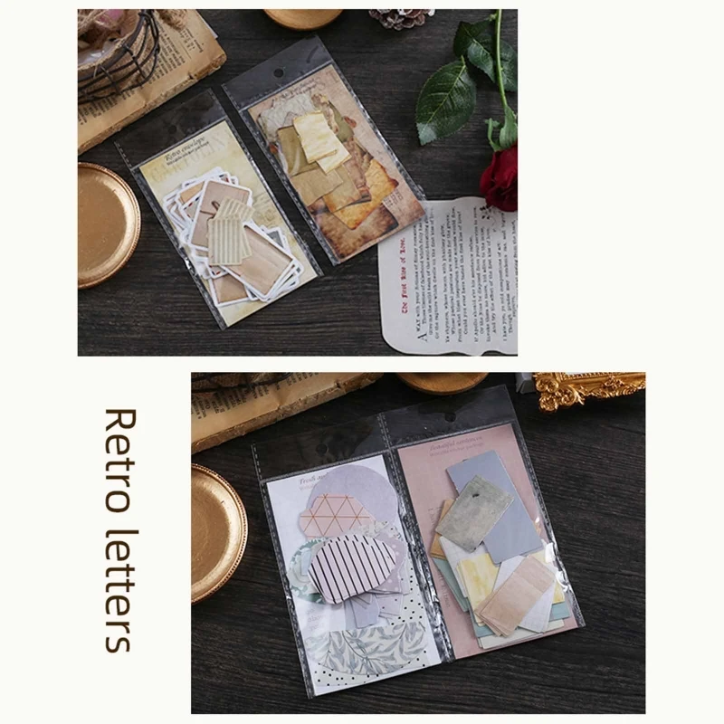 ملصقات سجل القصاصات لمجلات دفتر يوميات المخططين DIY 45 ورقة/الحزمة