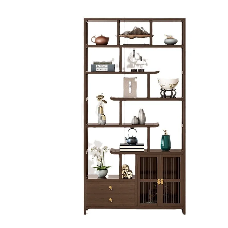 

Tea Cabinet Tea Shelf Non-Solid Wood Tea Display Cabinet Pot Display