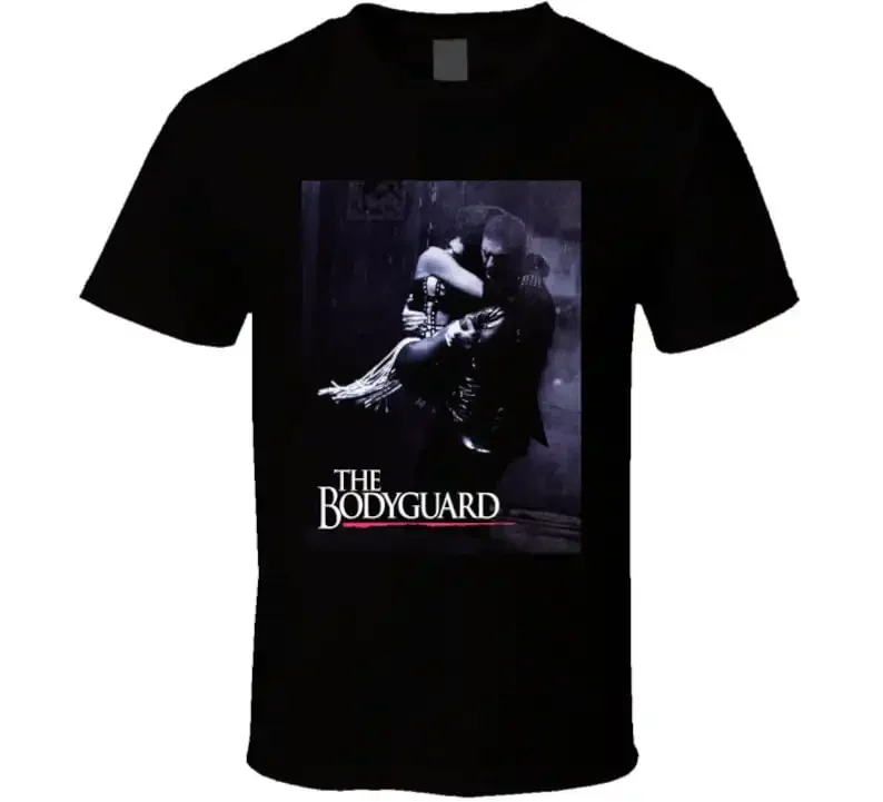 

Bodyguard Costner Houston Retro Drama Movie T Shirt