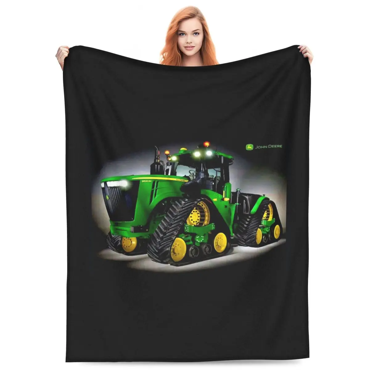 

Fendt Tractor Blanket Soft Warm Flannel Throw Blanket Bedspread for Bed Living room Picnic Travel Home Sofa