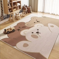 VIKAMA Children's Room Carpet Living Room Study Toys Reading Area Baby Crawling Mat Bedroom Dirt Resistant And Easy To Care Mat