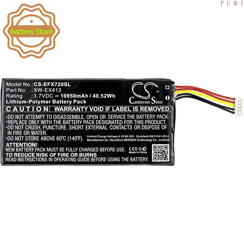 CS Replacement Battery for Ideal,EXFO Quad Micro OTDR,OTDR II,R230052,R230000 PN:R230052 10950mAh / 40.52Wh
