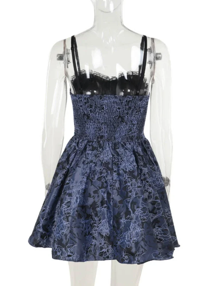 AltGoth Dark Gothic Lolita Dress Women Harajuku Streetwear Aesthetic Fairy Grunge Lace Patchwork Bandage Corset Dress Partywear