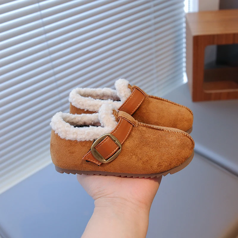 

Winter Baby Girl Shoes New Toddler Snow Boots Children Infant Plush Warm Kids Short Boots Boys Cotton Shoes