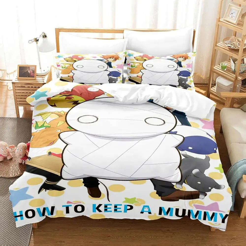 

Anime How to Keep a Mummy Bedding Set Duvet Cover Bed Set Quilt Cover Pillowcase Comforter king Queen Size Boys Adult Bedding