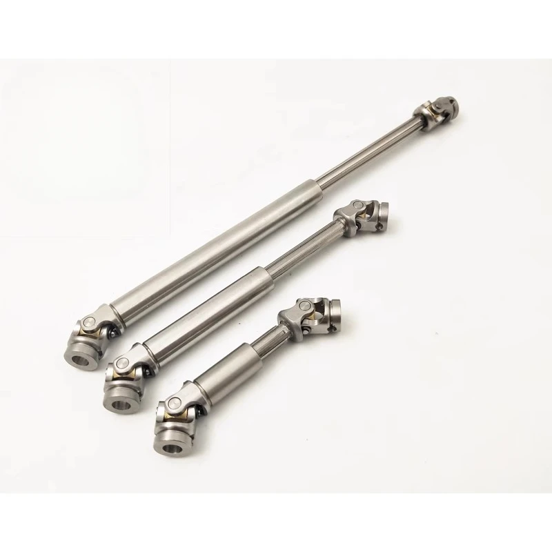 Metal Telescopic Transmission Shaft CVD Universal Joint for 1/14 Tamiya RC Truck Scania BENZ VOLVO MAN Diy Parts