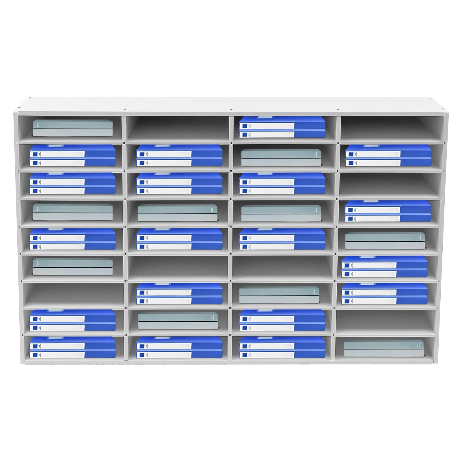 

Desktop File Organiser with 36 Compartments, 176 lbs Load Capacity, PVC Board Construction, Scratch and Moisture-Resistant