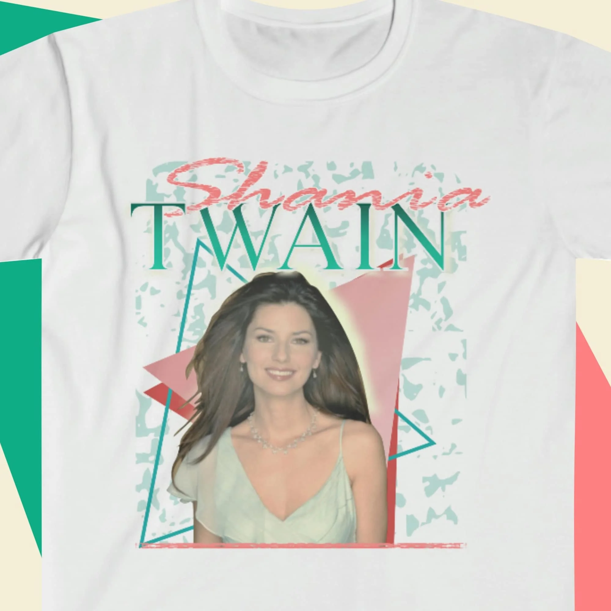 Shania Twain - Comfy and Soft - Retro - 80s Inspired Graphic T shirt