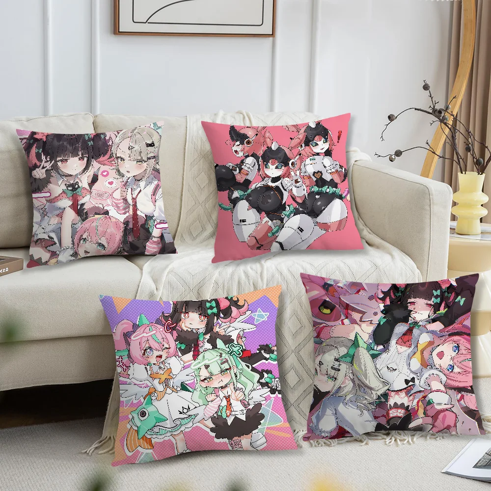 Zenless Zone Zero A-Angels of D-Delusion AOD cushion cover For Pillow Printing Sofa Decoration Car Room Office Nordic Simplicity