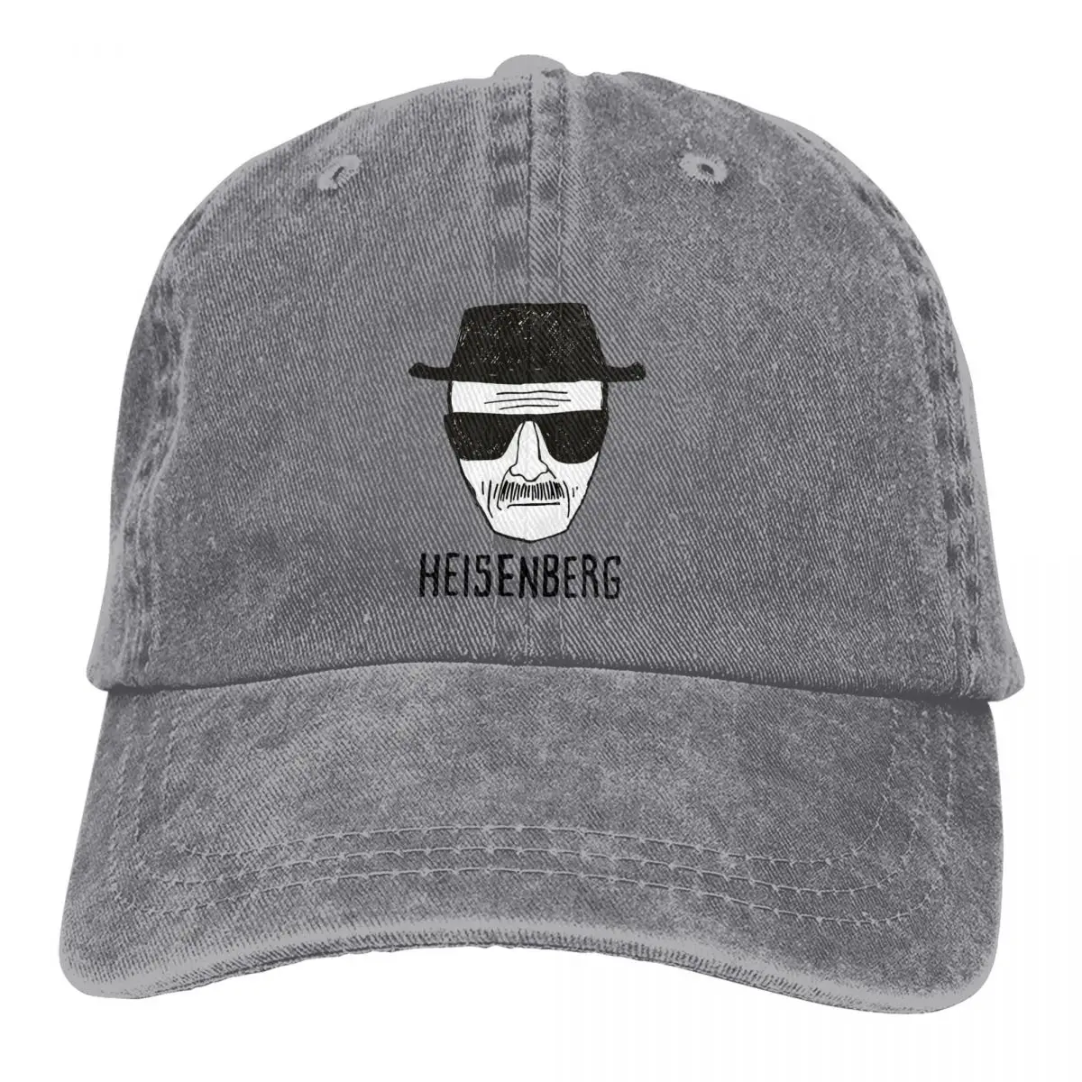 Washed Men's Baseball Cap Heisenberg Trucker Snapback Caps Dad Hat Breaking Bad Walter White Chemistry Teacher Golf Hats