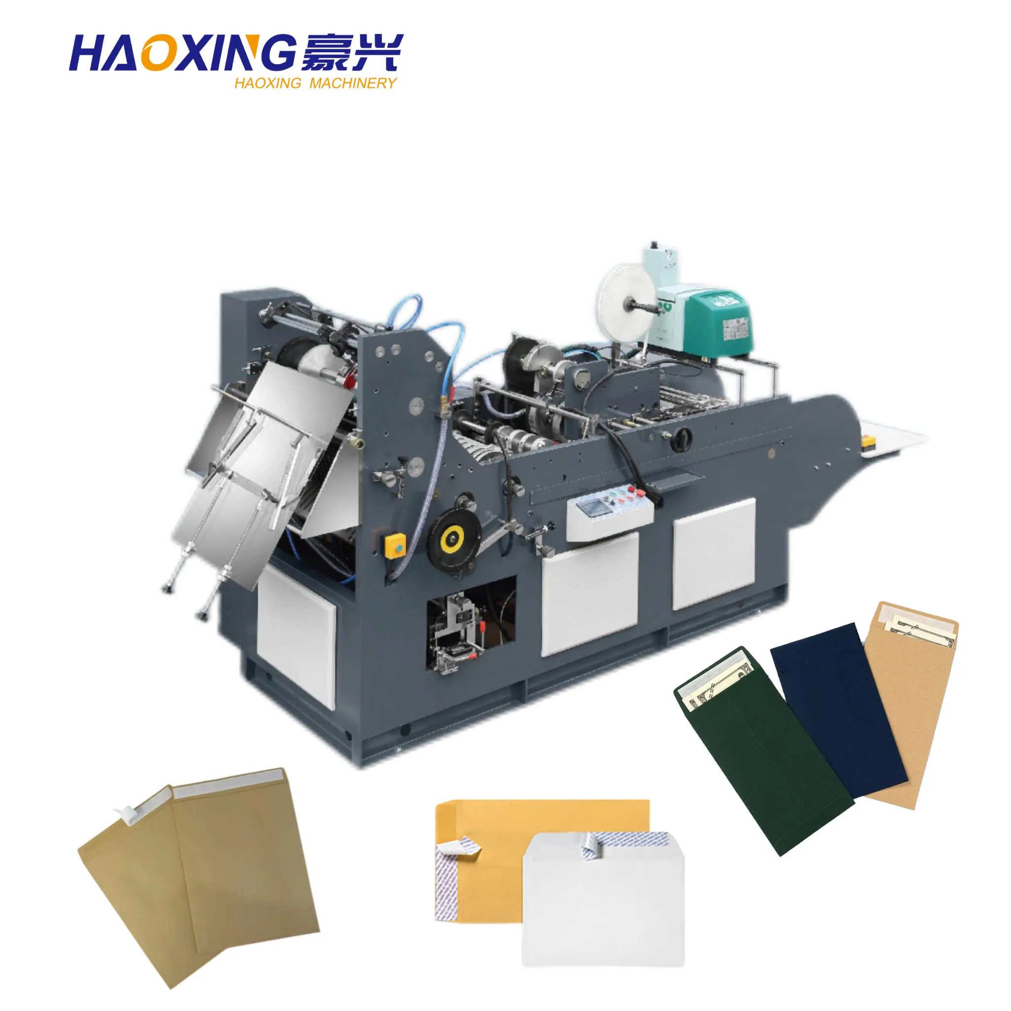 Automatic Medium and Large Envelope & Paper Bag Making Machine for Wallet, Pocket, and A4 Paper Envelopes