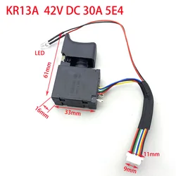 DC 6302/JC15-2A 60V 42V 0.2A for Lithium Battery Drill Trigger Switch With Small Light For Power Tools Drill Speed Control DIY