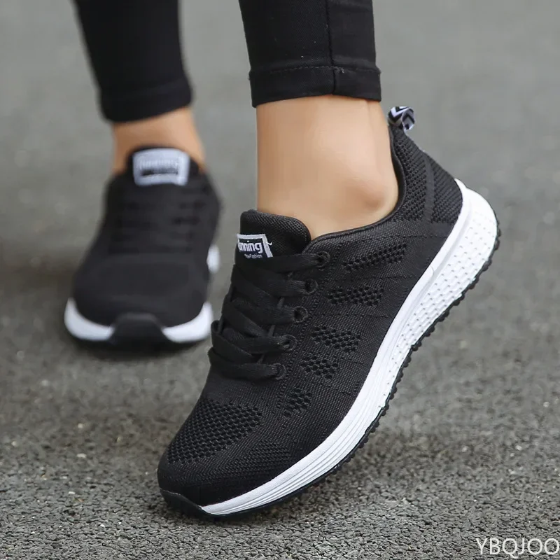 Women's Sneakers Casual Shoes Flats Air Mesh Breathable Trainers Ladies Shoes Female Sneakers Women Shoes Basket Tenis Feminino