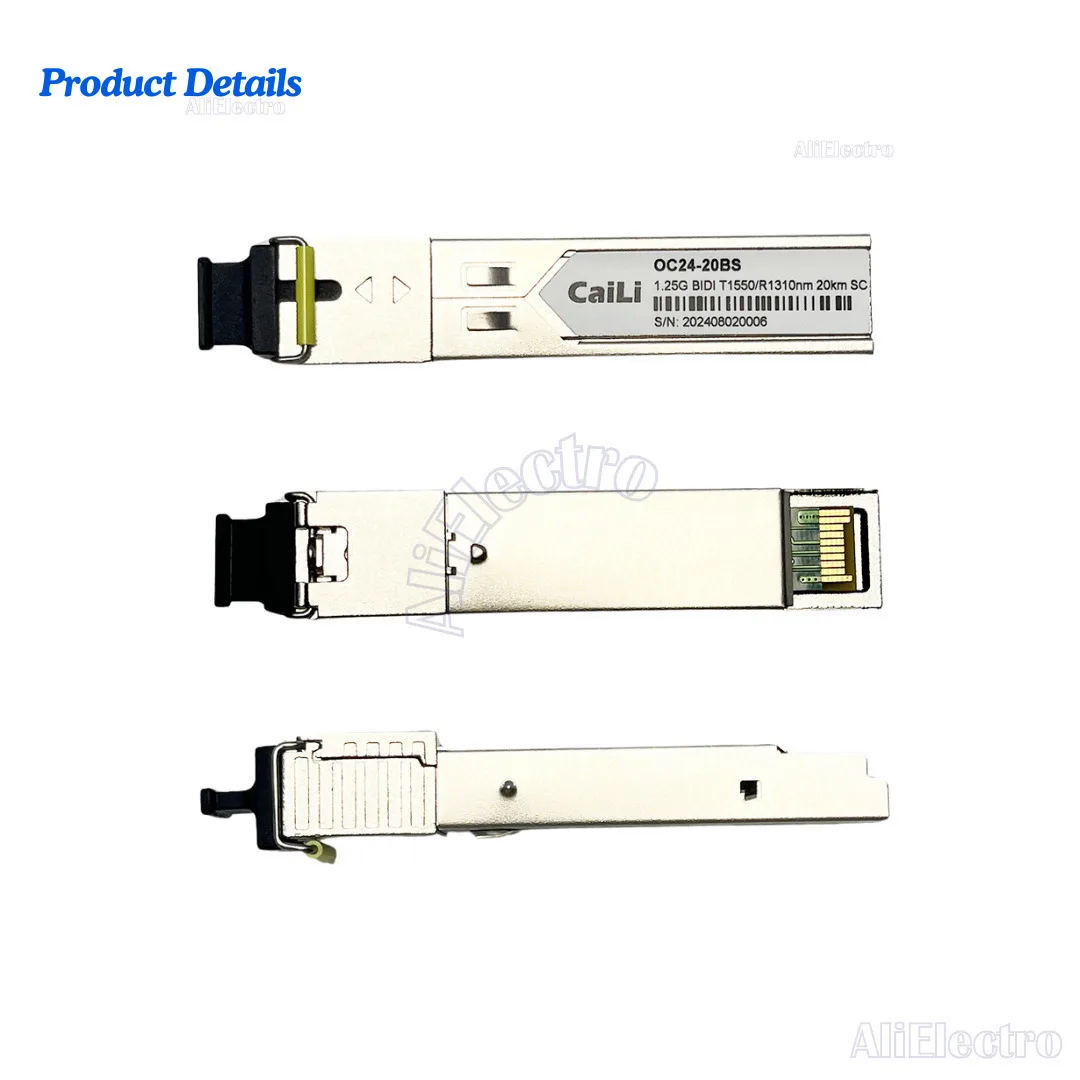 Fibre simple 1310Nm/1550Nm de technologie optique de connecteur de SC Simsake des déchets 1.25G avec le commutateur de placard/Mikrotik Gigabit