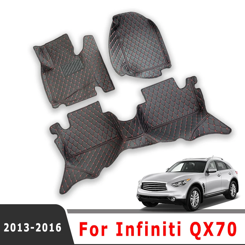 

Автомобильные коврики для Infiniti QX70 2016 2015 2014 2013, ковры, водонепроницаемые аксессуары для интерьера на заказ, коврик для ног, автомобили