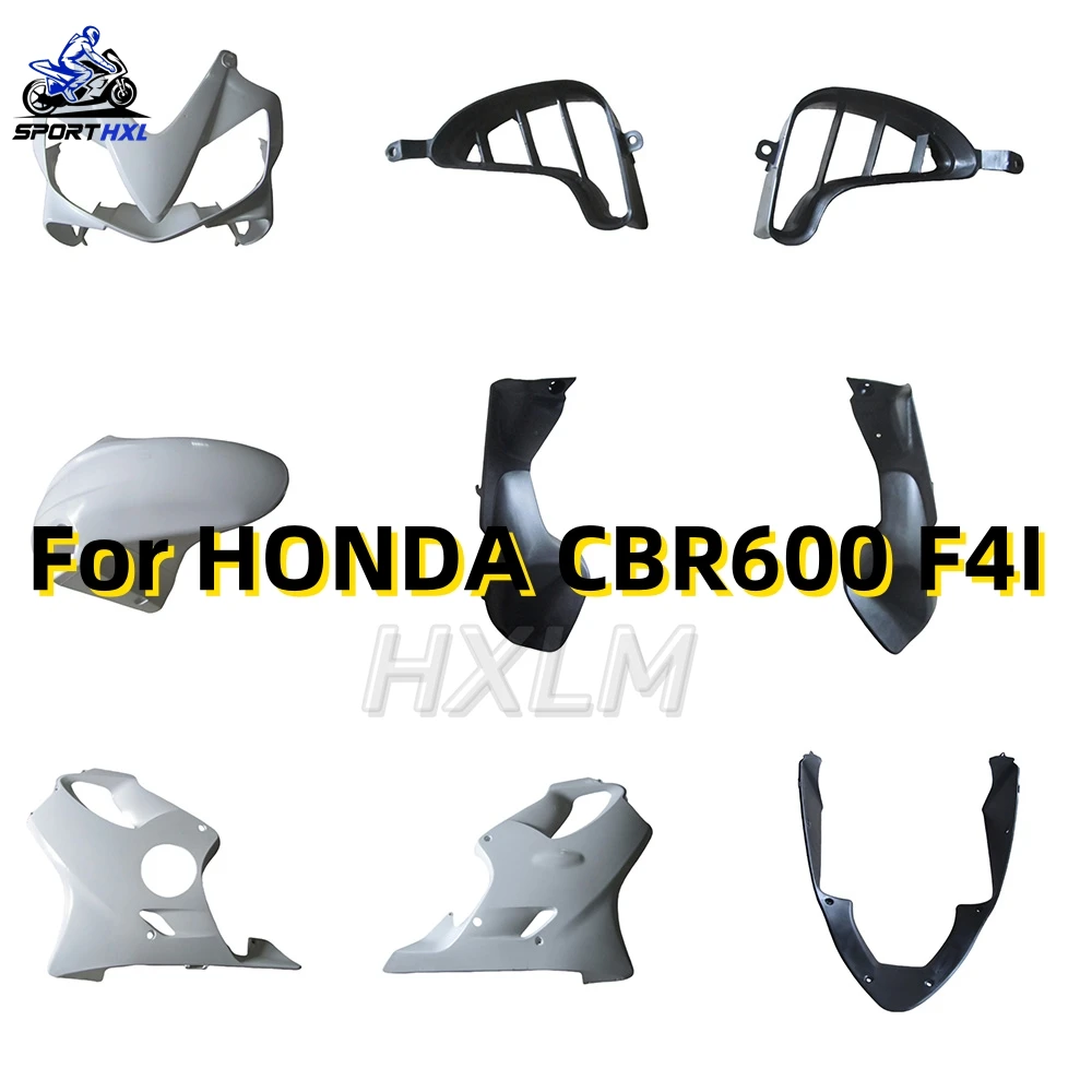 

Motorcycle Body shell For Honda CBR600 F4i CBR600 2001 2002 2003 2004 - 2007 CBR 600 whole white Bodywork full fairing kit ABS