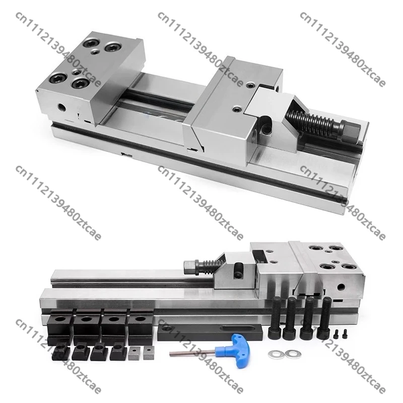 Precision Modular CNC Milling Machine Vise, GT150 GT175 GT200 8 Inch ParallelClamping Bench ViceIndustrial Mechanical Machining