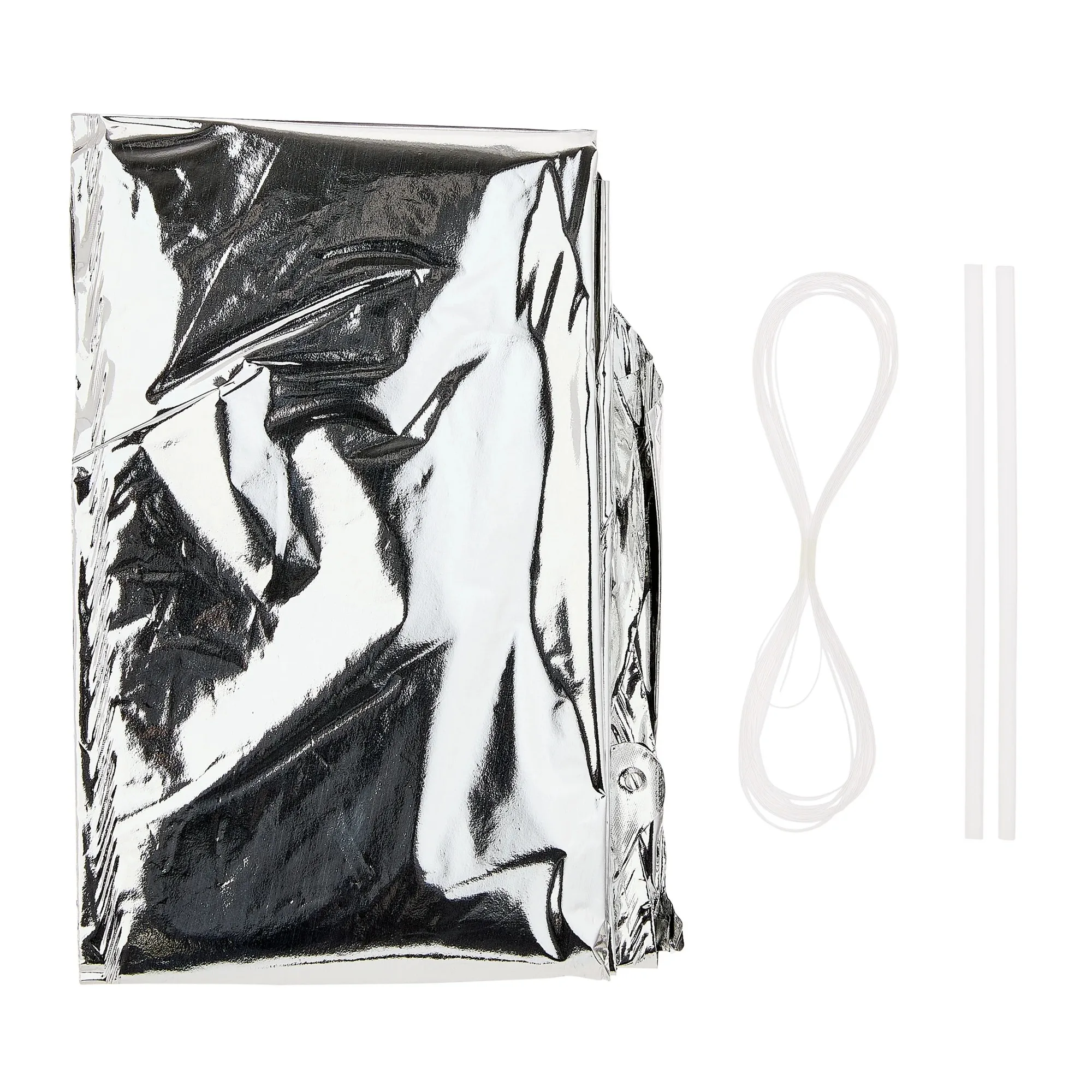 Серебряный баннер для воздушных шаров с днем рождения, 16 шт.