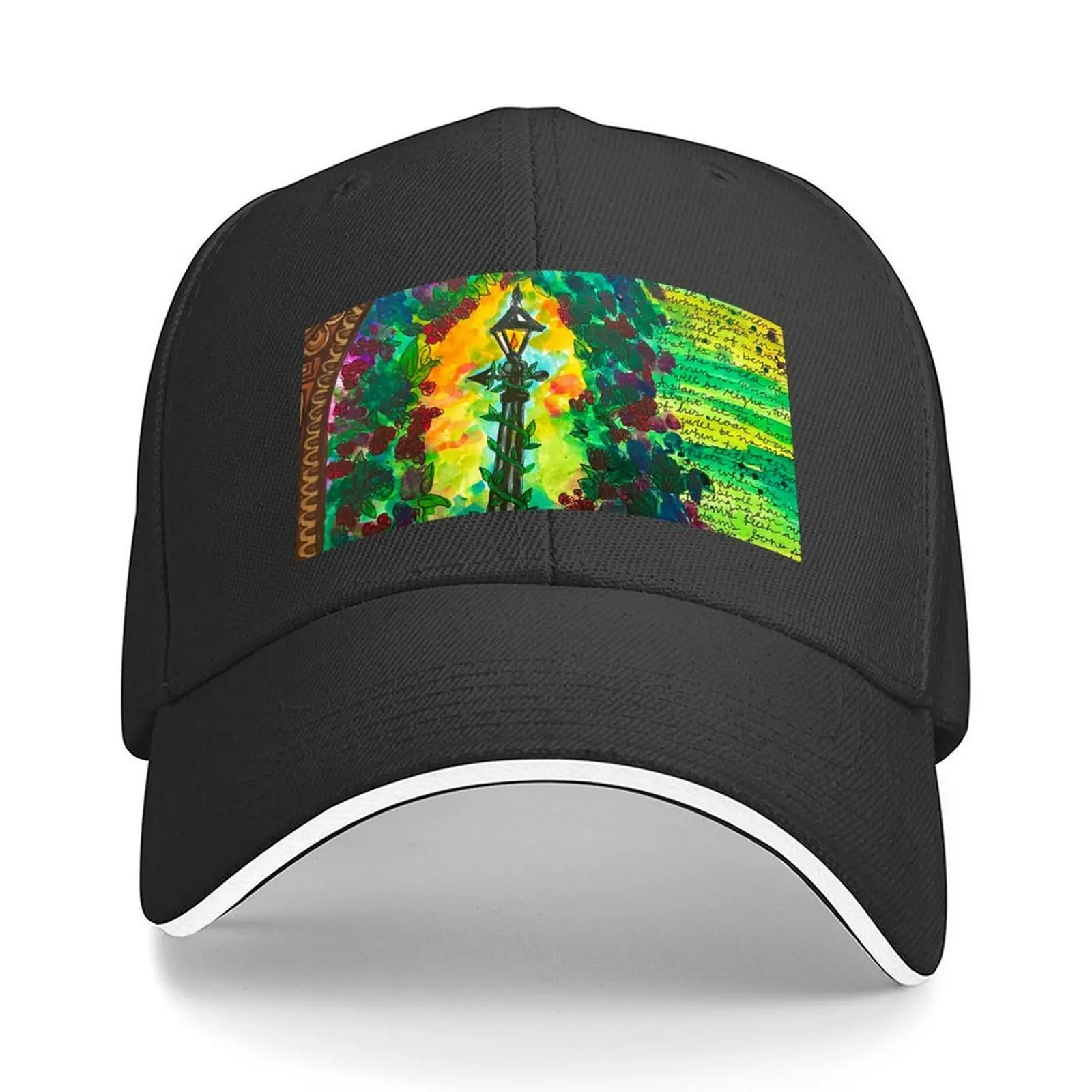 

Lampost in the Woods Baseball Cap men's big size hat Golf Cap winter hats for men Luxury Man Hat Men's Luxury Women's