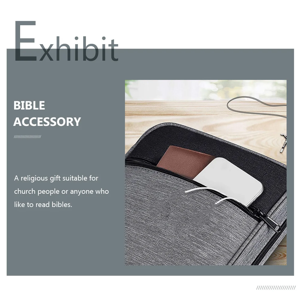 

Premium Bible Case Portable Storage Bag For Tablet Books Pens Multi-Function Large Capacity Wear-Resistant Convenient Carry