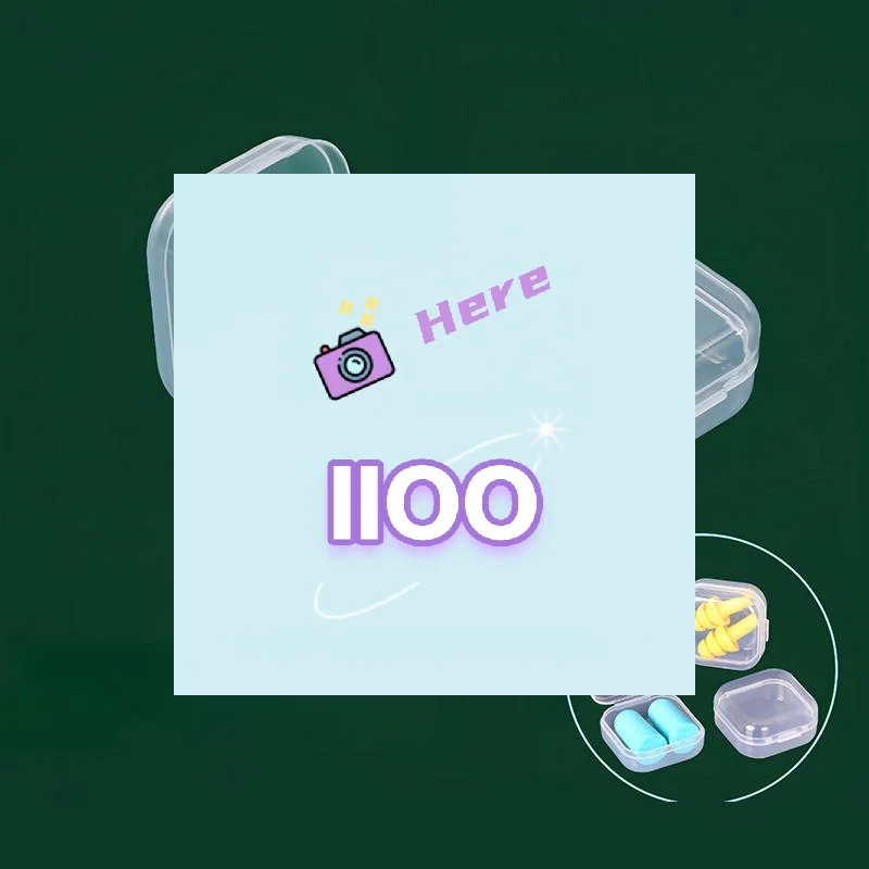 

Mini Plastic Box Rectangular Translucent Packing Box Dustproof Durable Strong Jewelry Button Sundries Storage Case Container