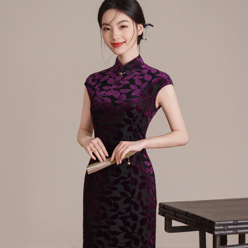 robe-longue-en-velours-elegante-style-cheongsam-vintage-robe-chinoise-traditionnelle-pour-femmes-robe-qipao-sexy-robe-de-soiree-maxi