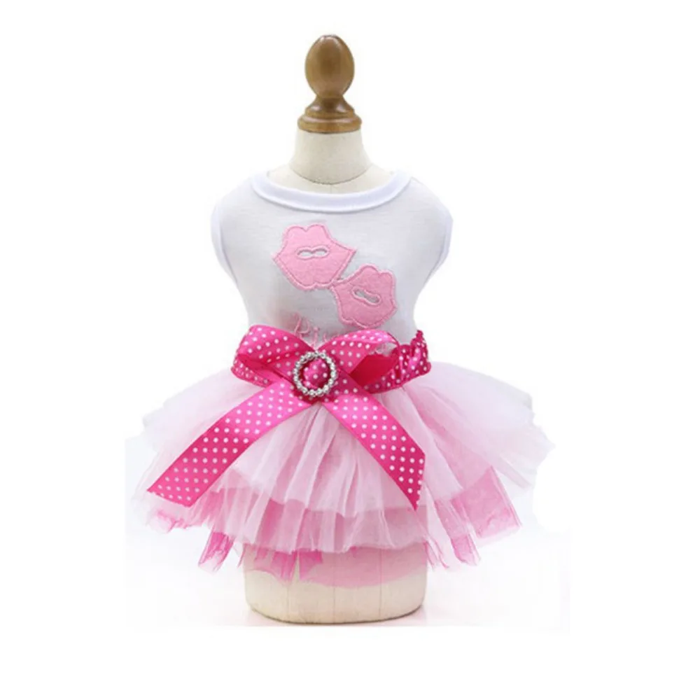 

Creative Cartoon Pet Princess Dress Breathable Cute Sweet Dog Skirt Soft Pet Skirt Spring/Summer