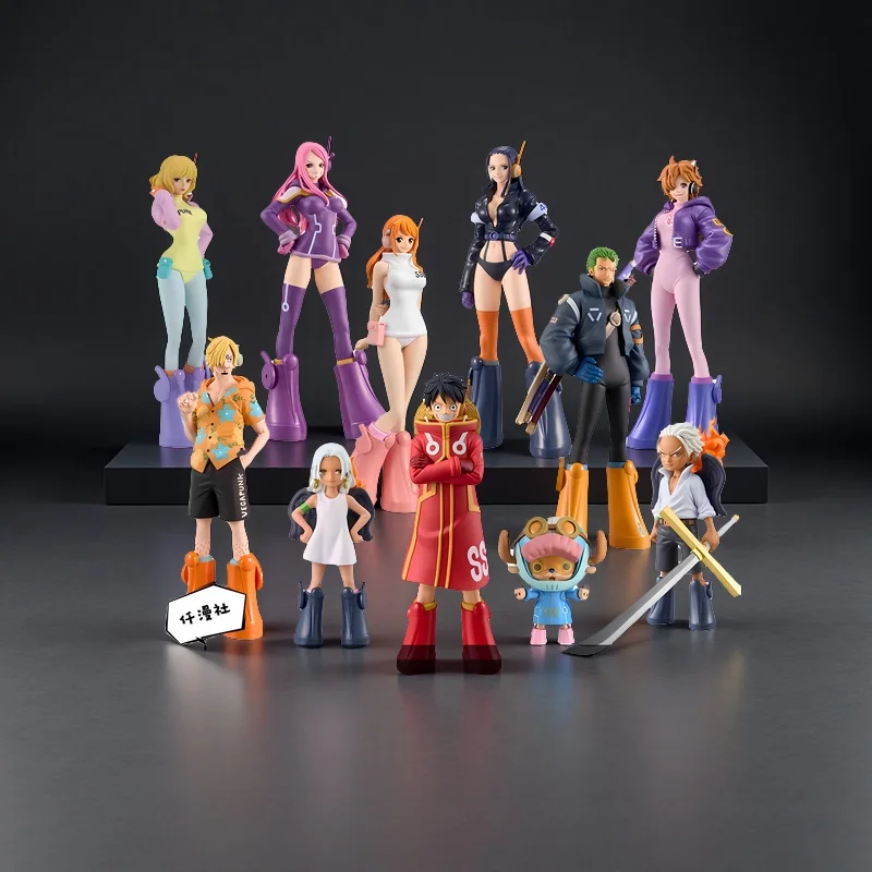 

Bandai One Piece Figurine Future Island Roronoa Zoro Nami Robin Monkey D. Luffy Lilith Sanji Action Figure Figurine Model Gift