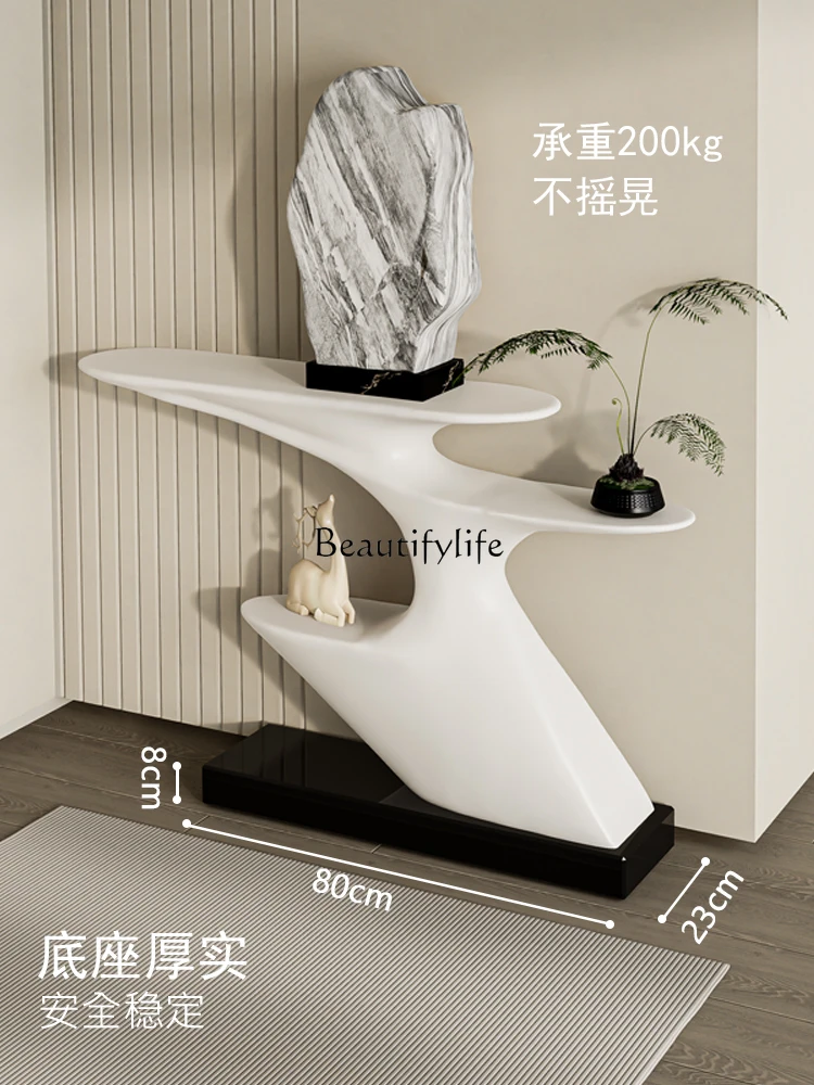 

X4 Art Light Luxury High-End Entrance Entrance Cabinet Modern Minimalist Display Stand Minimalist Console Tables