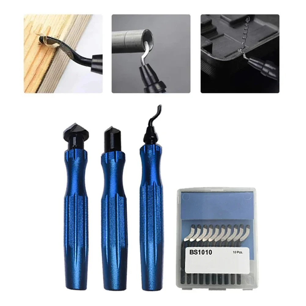 

RB1800 Deburring Tool Handle Pen Burr Remover Quick Blade Replacement For Pipe Hand Deburring Tool Kit Deburring Tool Kit