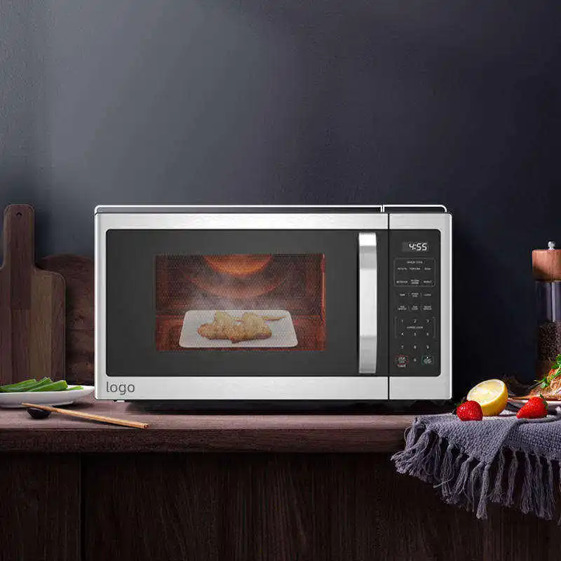 

Кухонная утварь Микроволновая печь Настольная цифровая микроволновая печь из нержавеющей стали с грилем