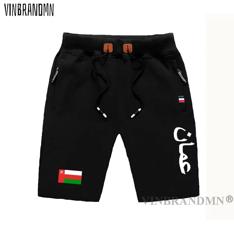 Sultanate of Oman Omani mens shorts beach man men's board shorts flag workout zipper pocket sweat bodybuilding OMN Arabic print