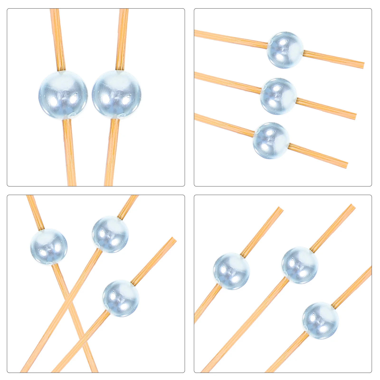 

12Pcs Wooden Cocktail Picks Fruit Forks Drink Decorations for Parties Appetizers Luau Events Cocktail Picks