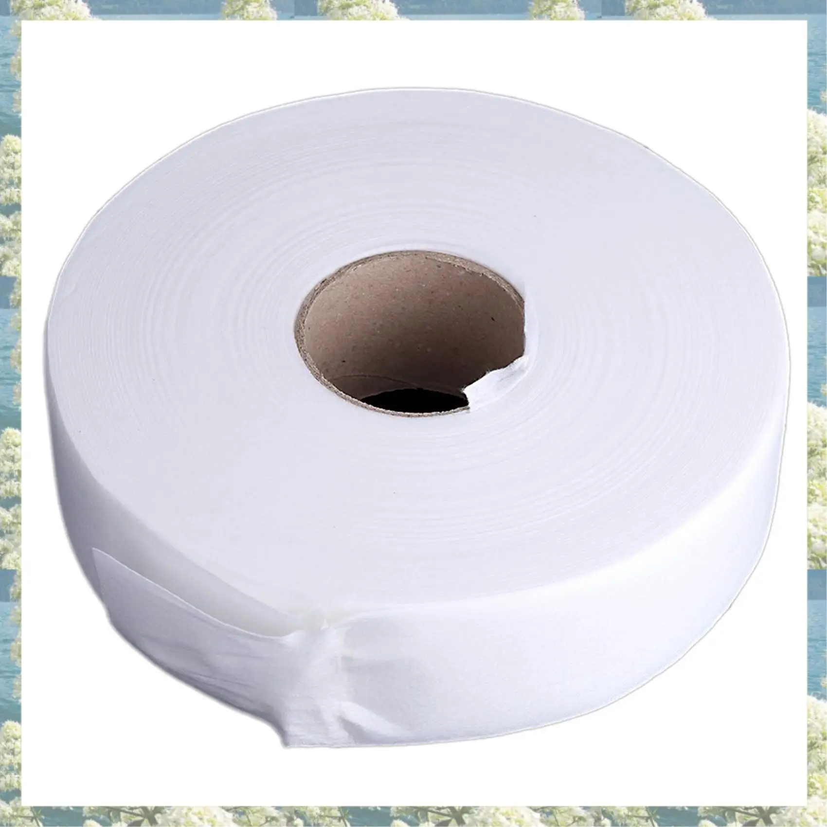 X17A 2025 NEW-3Pcs 100 Yards Depilatory Paper Hair Removal Wax Strips Nonwoven Paper Waxing Roles (White)