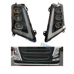 1 PCS TRIPPLE LENS LED Front Head Lamp Used For Volvo FH4 FM4 FM460 FM500 Trucks Headlight With Emark  21221129/22239217